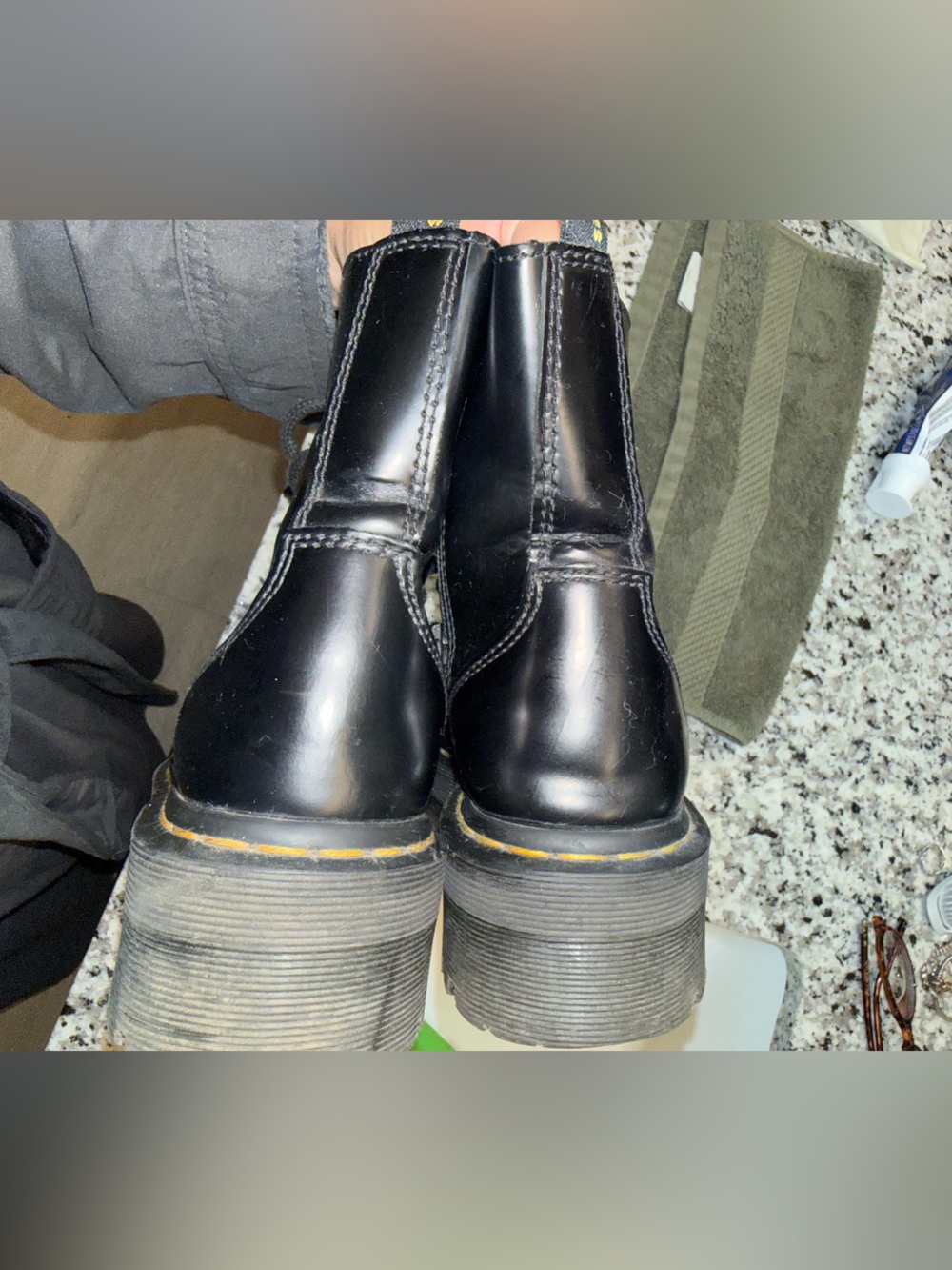 Dr. Martens JADON BOOT SMOOTH LEATHER PLATFORMS - Picture 10 of 10